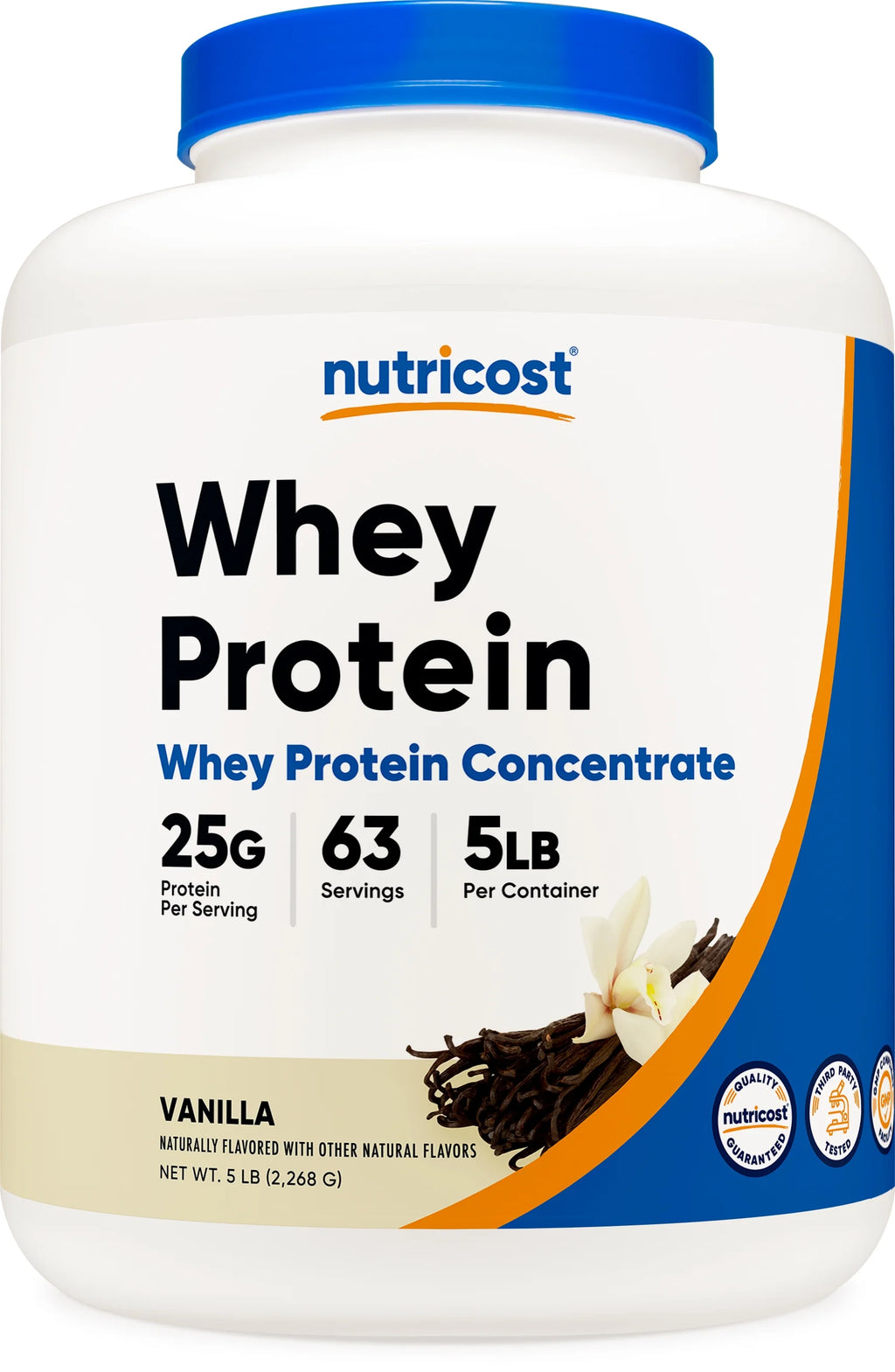 Vanilla Whey Protein Concentrate Powder 5LBS W42032
