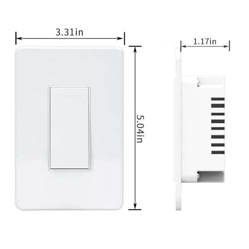 White Zigbee Smart Light Switch J34793