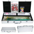 166 Tiles Mahjong Set Silver N631