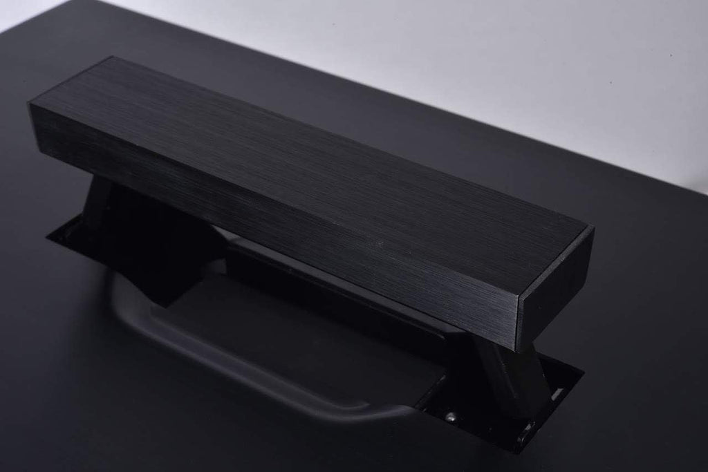 Black Aluminium Tempered Glass ITX Case I710301