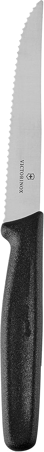 Black 4.5-Inch 6-Piece Serrated Steak Knife Set S725