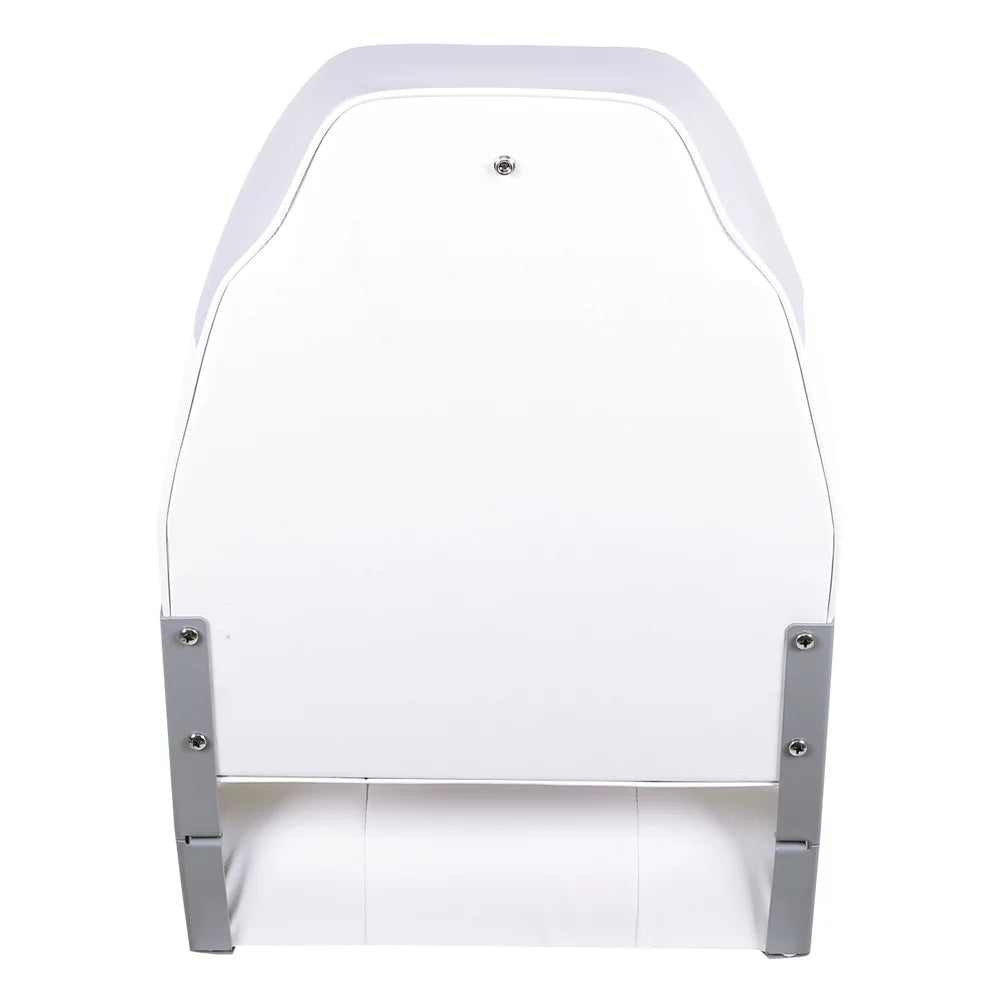 White/Burgundy/Navy High Back Folding Boat Seat T3684