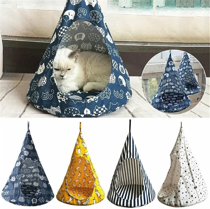 Blue Cat Hammock Bed L8004