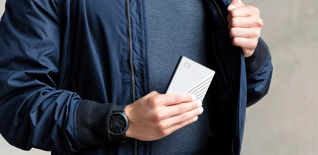 2TB Portable External Hard Drive Silver J866739
