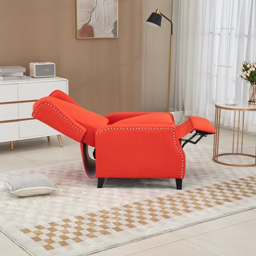Red Adjustable Wingback Recliner Chair I512008