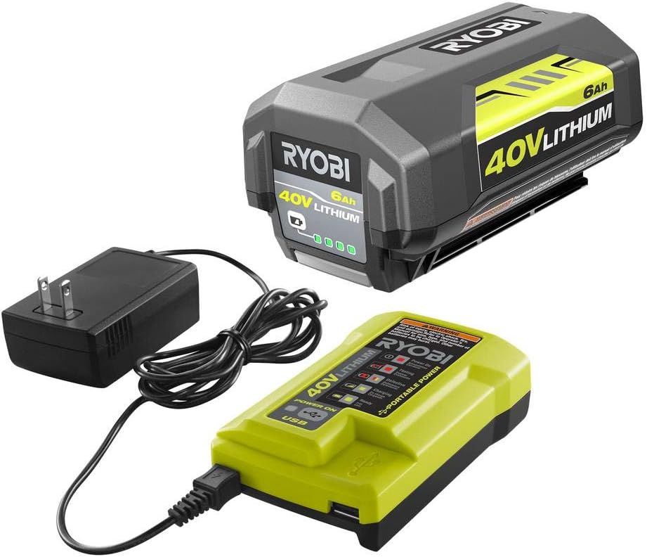 20 in. 40-Volt Cordless Push Lawn Mower D1009