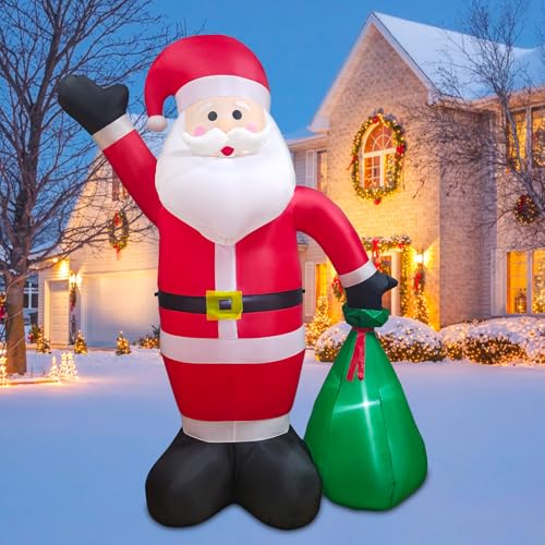8 FT Inflatable Santa Claus with Gift Box H979