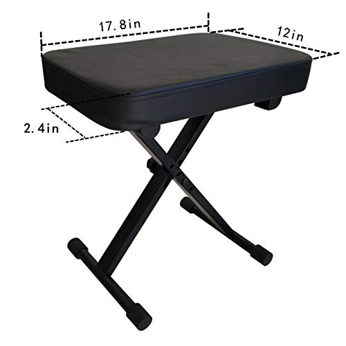 4 Levels Height Adjustable Piano Bench U818