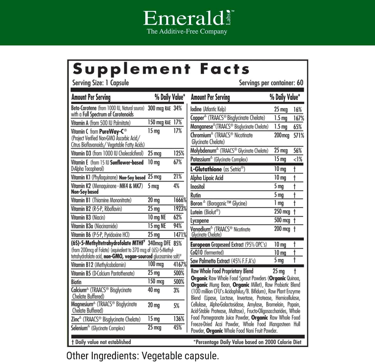 Women's 45+ 1-Daily Multi (60 Caps) & Men's 45+ 1-Daily Multi (60 Caps) Complete Multivitamin M990