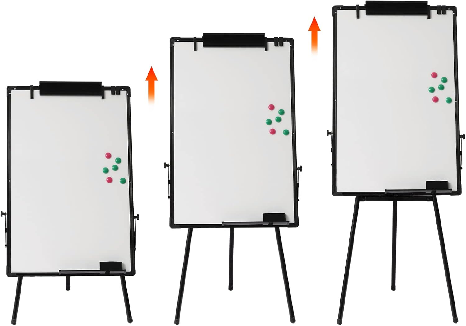Height Adjustable Tripod Whiteboard, 36×24 inch E806296