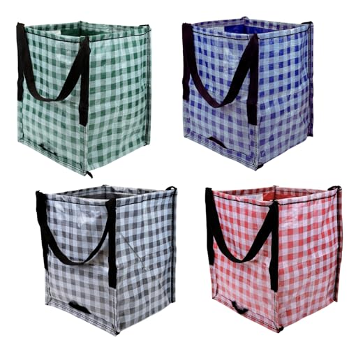 Heavy Duty Storage Tote Bag 22-Gallon Woven Polypropylene Y7696