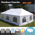 30'x20' White PVC Frame Tent Canopy Shelter O498293
