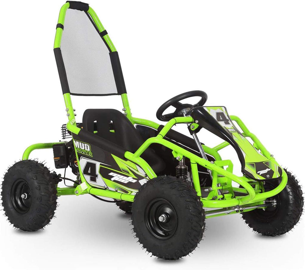98cc Full Suspension Green Go Kart E91600