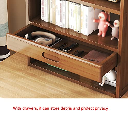 3-Tier Wooden Desktop Bookshelf with 1 Small Drawer S676