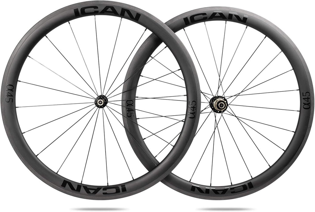 Carbon Road Bike Wheelset Clincher Tubeless Ready Rim Brake 700C 20/24 Holes X7461