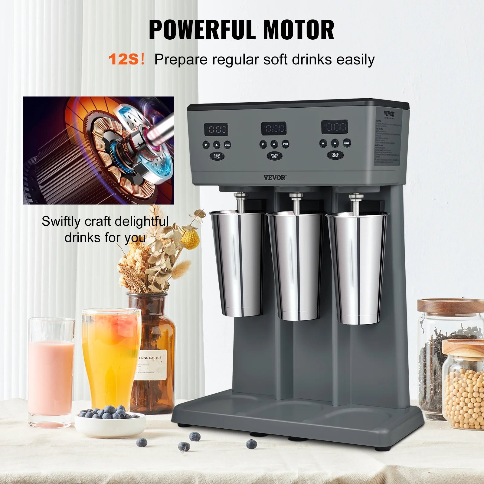 Stainless Steel Electric Blender J32635