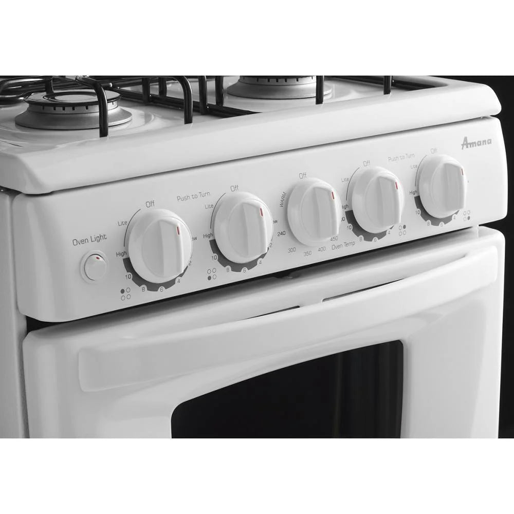 White 20-inch Gas Range W818