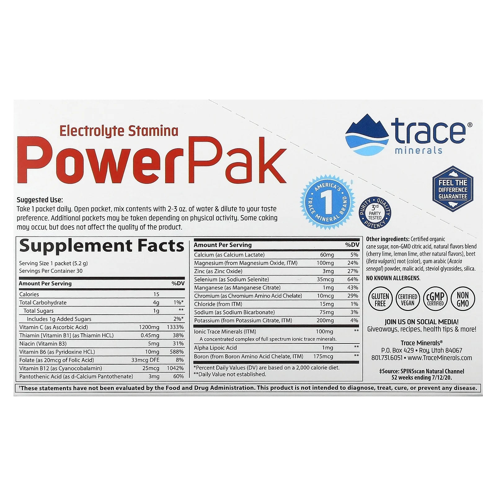 Cherry Lime Electrolyte Powder Packets 30 Packets Q30129