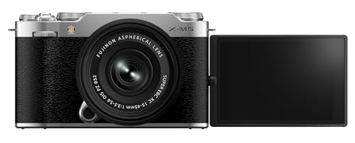 Silver Mirrorless Digital Camera with XC15-45mmF3.5-5.6 OIS PZ Lens Kit E34695