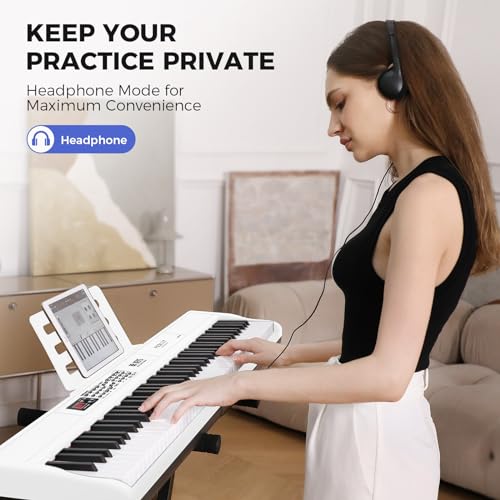 88 Key Full-Size Digital Piano Keyboard, Black G46970