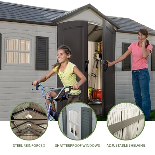 8 x 15 Foot Outdoor Storage Shed B824982