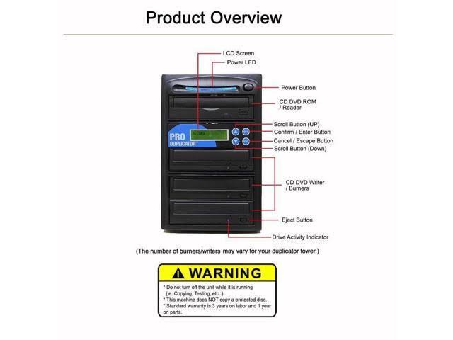 24x CD DVD Duplicator Copier C336239