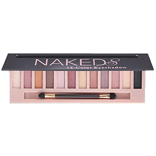 2 Pack 12 Colors Nude Matte Shimmer Eyeshadow Palette V40042