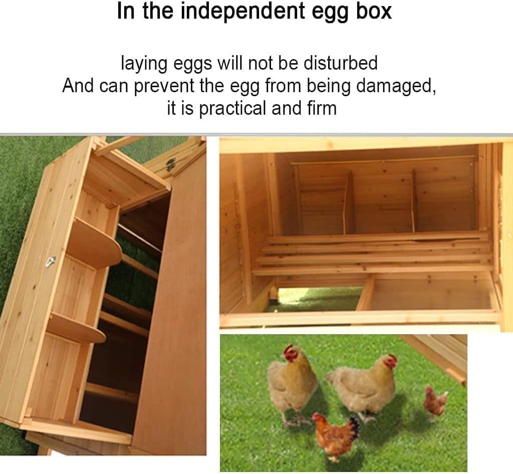 50inch Deluxe Wooden Chicken Coop C20854