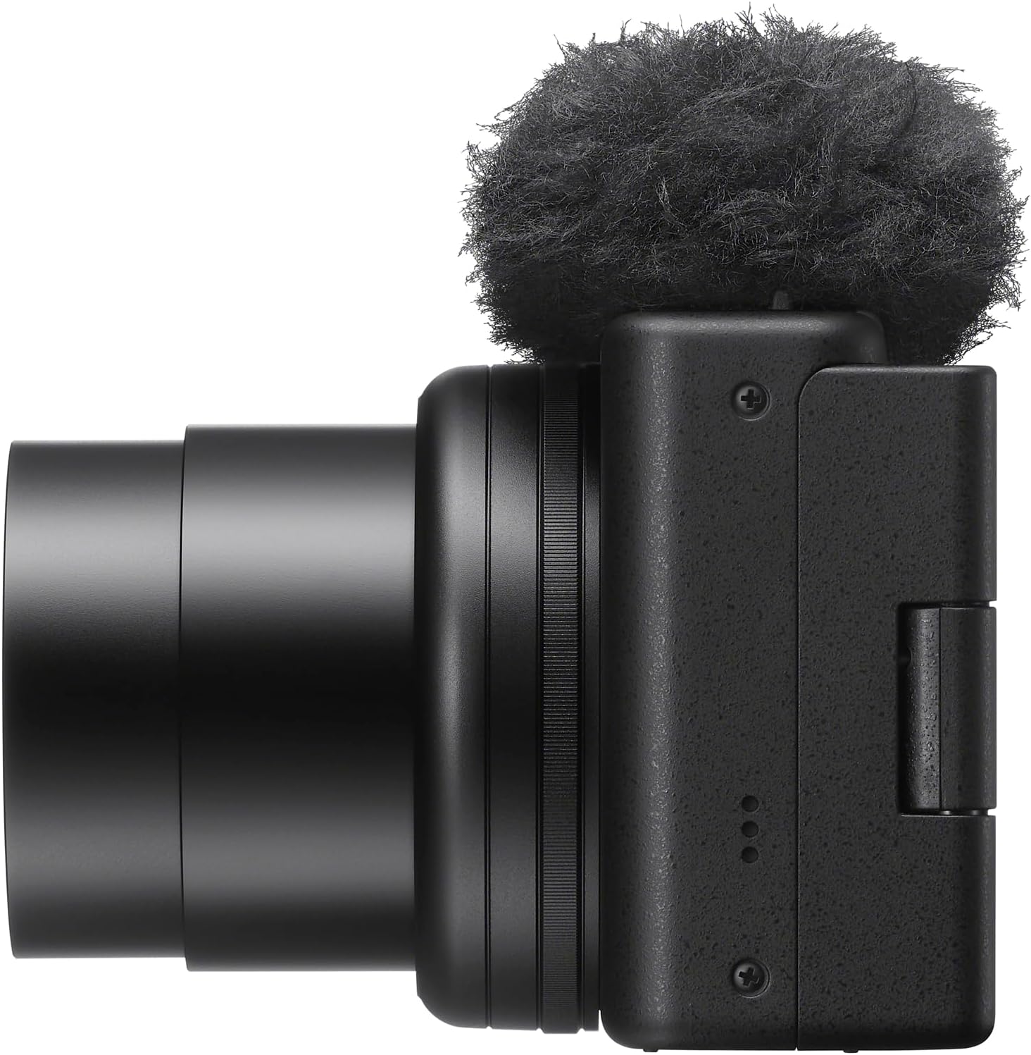 Black 4K Video 20.1MP Vlog Camera with Tripod/Grip, Case, LED, 64GB Card U574966