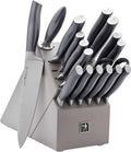 18 Piece Grey Knife Block Set X5168