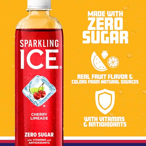 Black Raspberry Sparkling Water, 17 fl oz Bottles (Pack of 12) I288066
