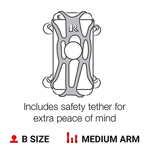 Medium Arm Phone Mount with Handlebar U-Bolt Base V67308