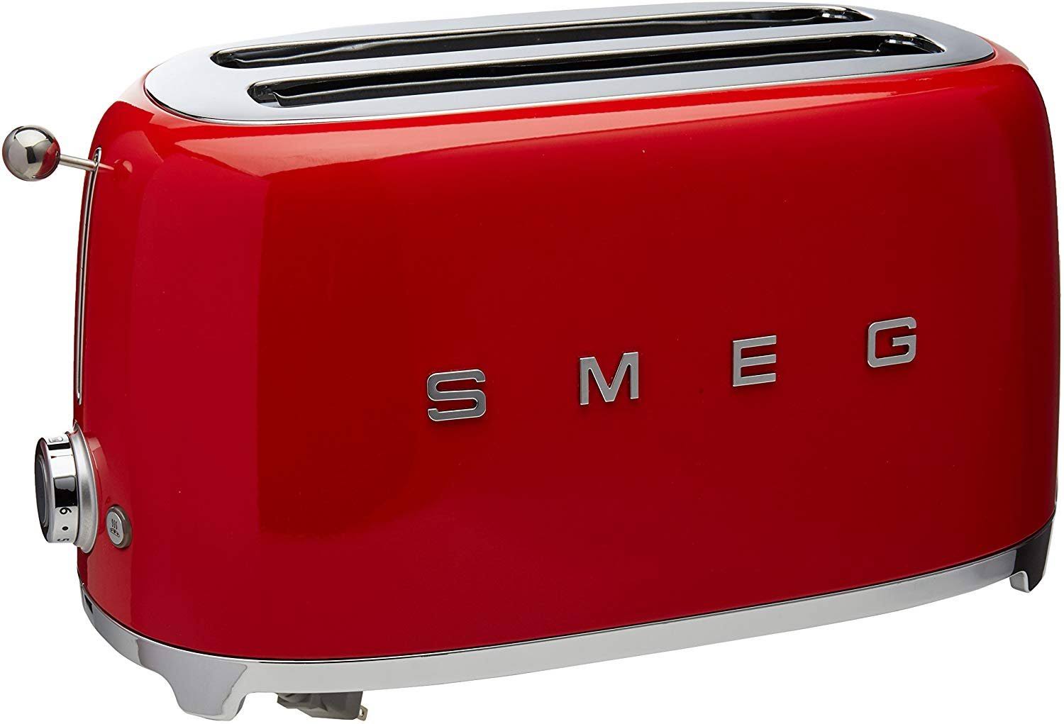 Red 4-Slice Toaster E2847