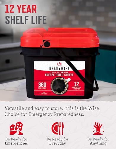 Gluten Free Bucket, 84 Servings, Freeze Dried Survival Food, 25 Year Shelf Life I999