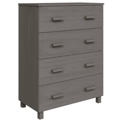 Light Gray Solid Wood Pine Sideboard E634598