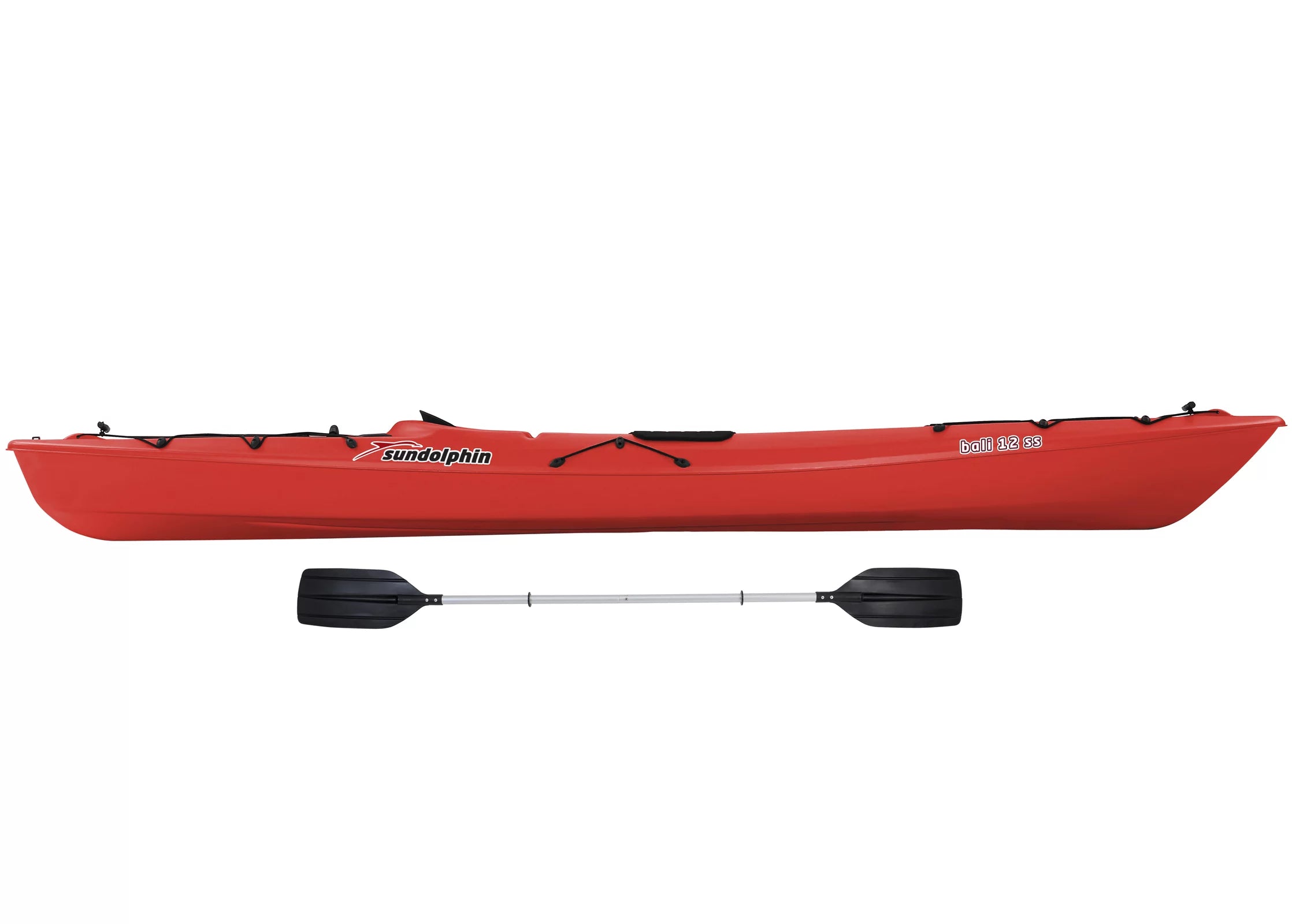 Red 12' Sit-On Recreational Kayak H9437