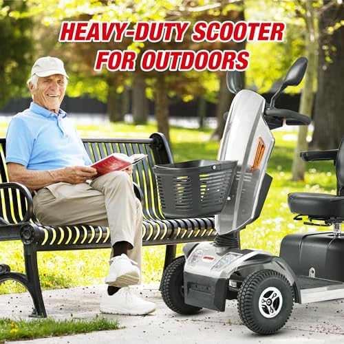 Grey 4-Wheel Electric Mobility Scooter H48618