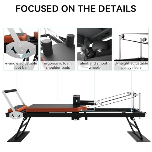 Foldable Pilates Reformer W602256