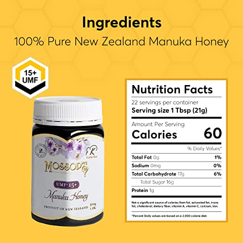 1.1lb Raw Manuka Honey UMF 15+ MGO 514+ O60195