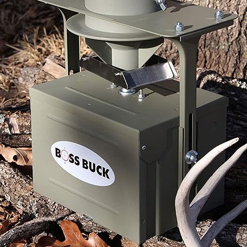 12 Volt High Torque Motor Automatic Hunting Game Feeder Conversion Kit with Timer Holder and Large Swing Door Slinger I8547
