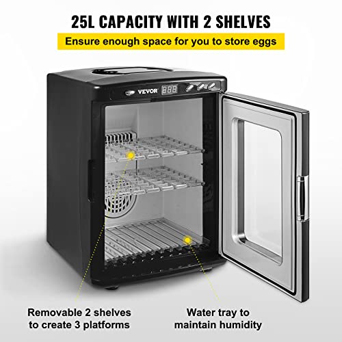 Black 25L Digital Reptile Incubator D258