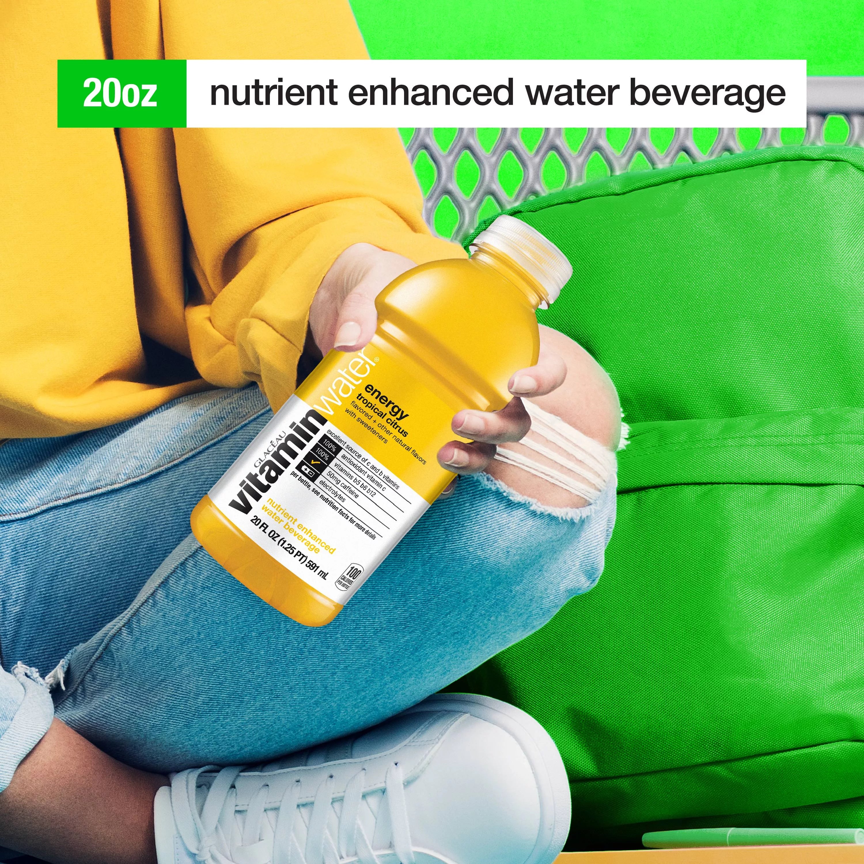 Tropical Citrus Vitaminwater, 20 Fl Oz, 12 Count Bottles L2189