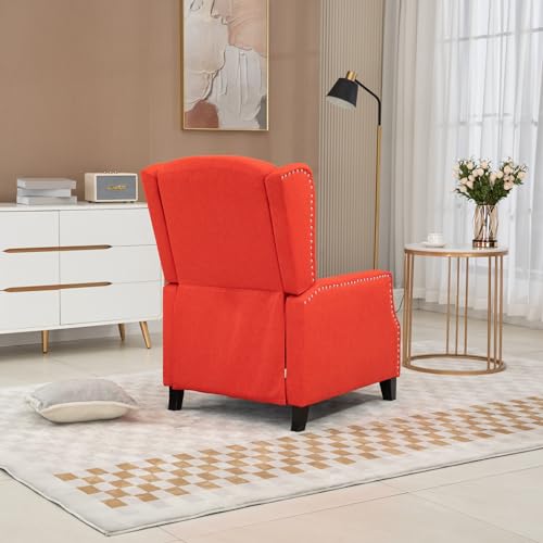 Red Adjustable Wingback Recliner Chair I512008