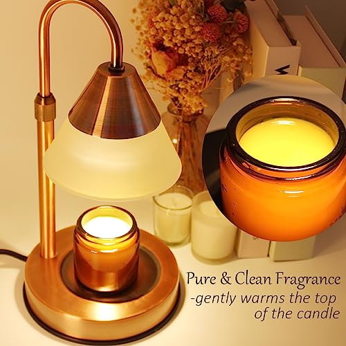 Rose Gold Electric Candle Warmer Lamp with Timer D5017