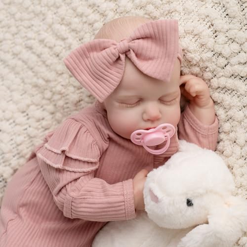 18 Inch Realistic Reborn Baby Doll with Pink Clothing C82320