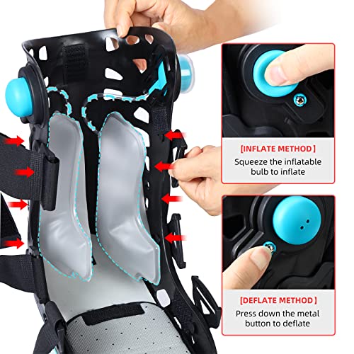 Medical Inflatable Walking Boot Black Medium E517