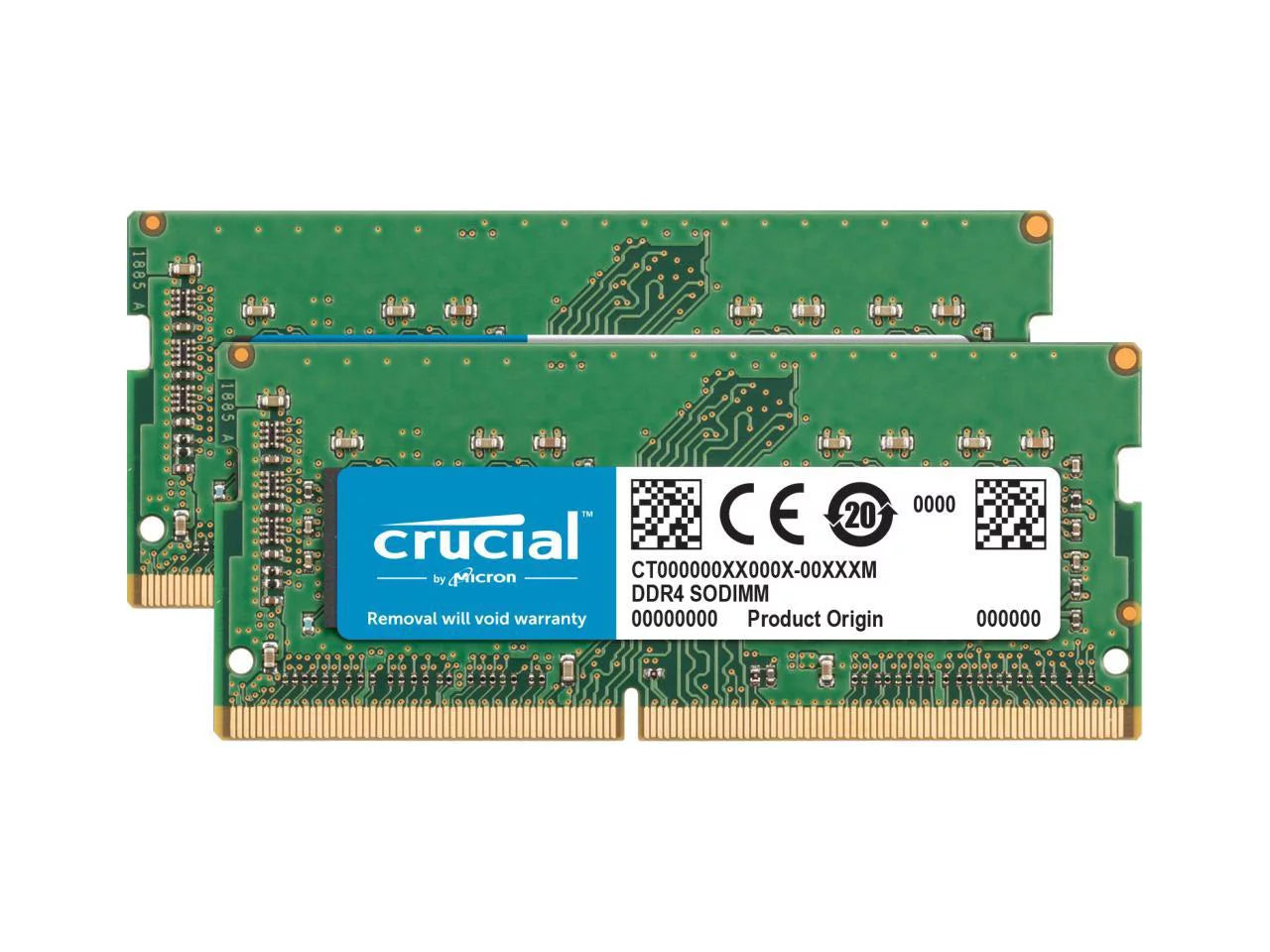 64GB (2 x 32GB) DDR4 2666 Unbuffered Memory F8217
