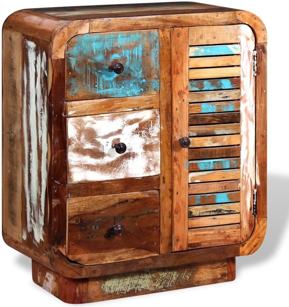 Solid Reclaimed Wood Sideboard Cabinet S84400