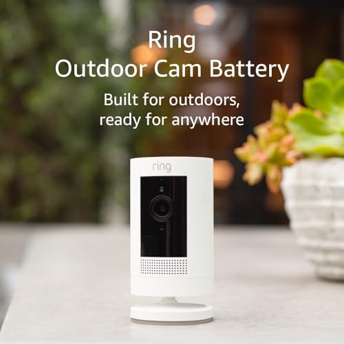 White Weather-Resistant Outdoor Camera with Color Night Vision N4984