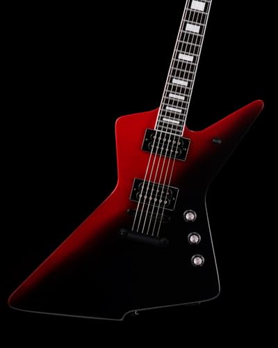 Blue Yellow Gradient Solid Body Electric Guitar K764055